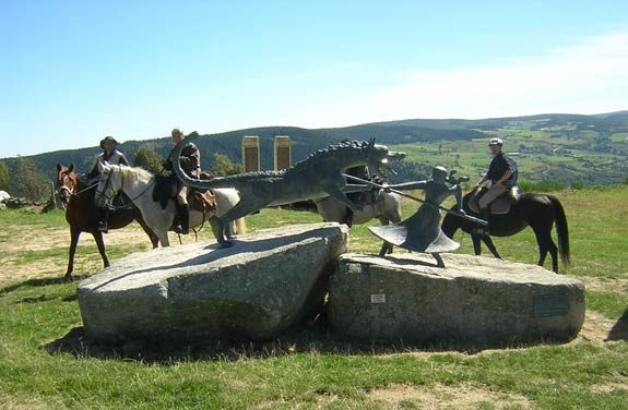 randonnee cheval gevaudan margeride | Destinations Cheval