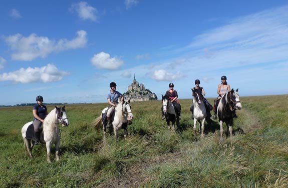 randonnee cheval pointe du grouin mont saint michel | Destinations Cheval