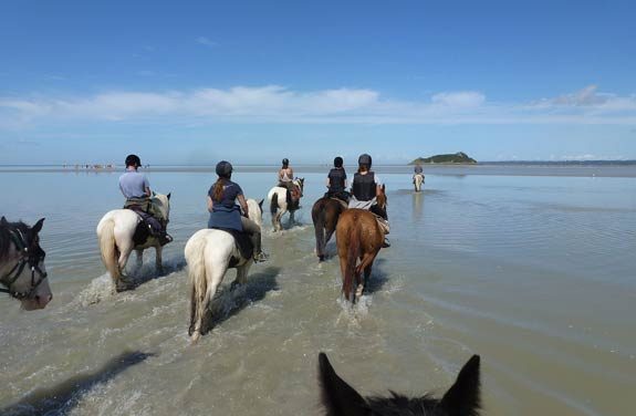 randonnee cheval pointe du grouin mont saint michel | Destinations Cheval