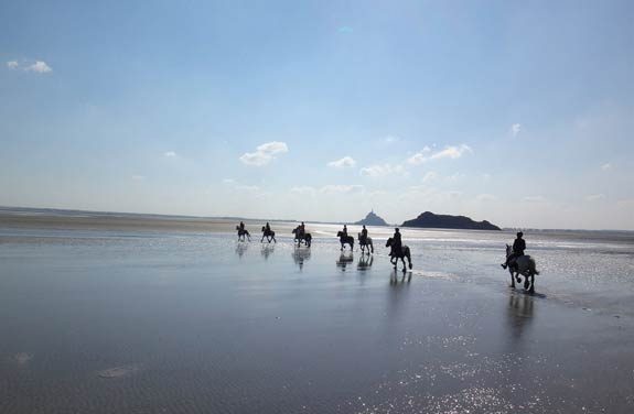 weekend cheval plage mont saint michel | Destinations Cheval