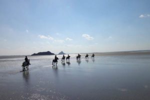 Weekend cheval plage et Mont Saint Michel