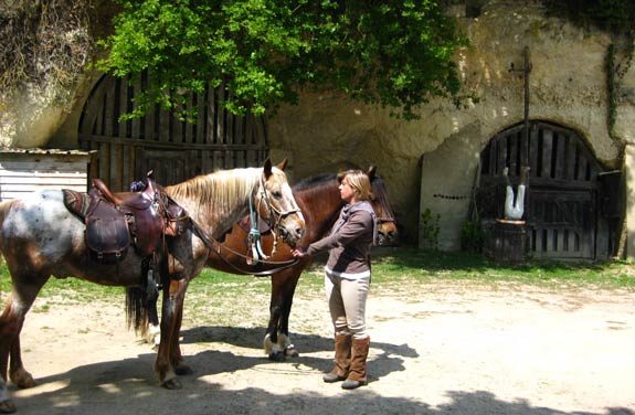 À cheval dans la Sarthe