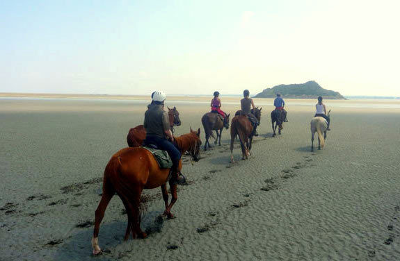 balade cheval mont saint michel | Destinations Cheval