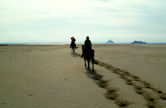 balade cheval mont saint michel | Destinations Cheval