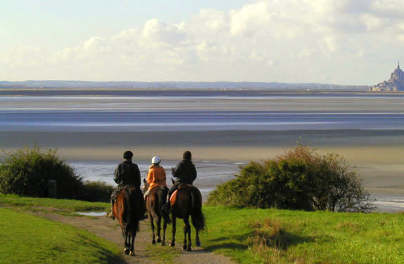 balade cheval mont saint michel | Destinations Cheval