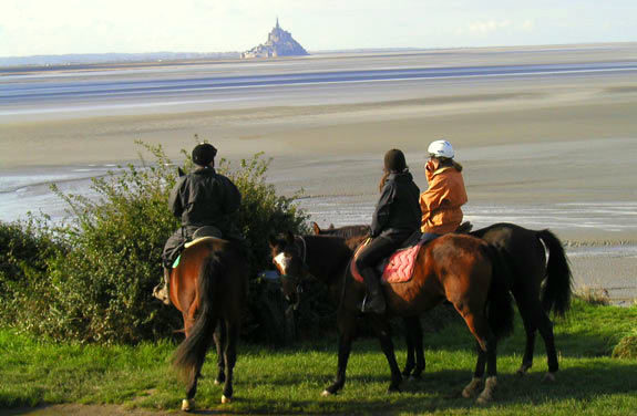 balade cheval mont saint michel | Destinations Cheval