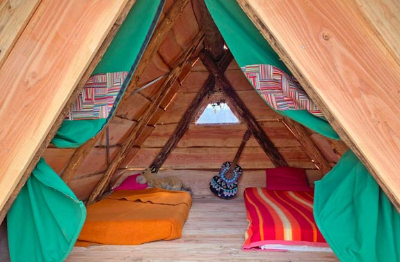 vacances cheval pour enfants dans le lot et Garonne hébergement petite cabane