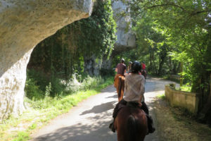 Randonnée à cheval dans le Périgord