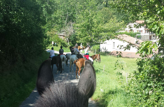 ardeche randonnee equestre