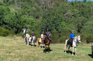 rando cheval enfant ardeche