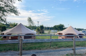 hébergement sous tente colonie en Gironde